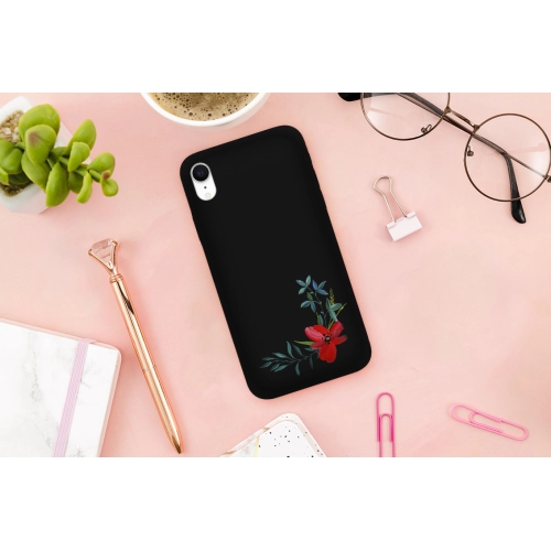 Etui MATT FLOWER do IPHONE XR